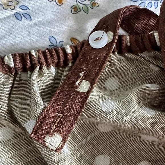 🆕 LE BOP | Brown Polka Dot Crop Top (size S) - Picture 8 of 8